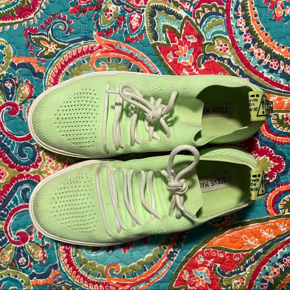 Steve Madden Neon Sneakers
